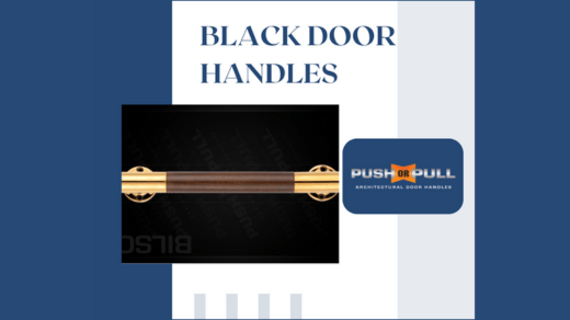 black door handle