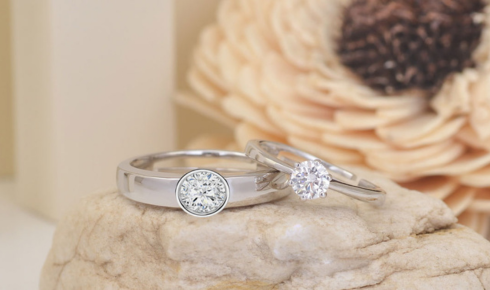 lab-grown diamond engagement rings